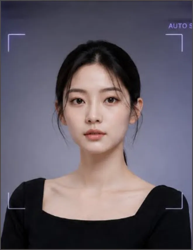 AI 퍼스널 배경 매칭 분석 화면