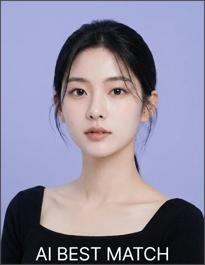 AI가 선택한 최적 배경 매칭 결과