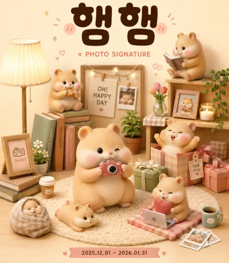 햄햄 x 톤핏 포스터