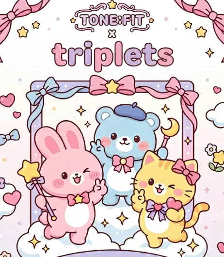 triplets x 톤핏 포스터