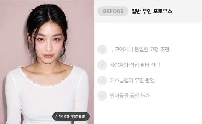 일반 무인 포토부스 BEFORE